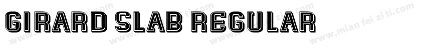 Girard Slab Regular字体转换